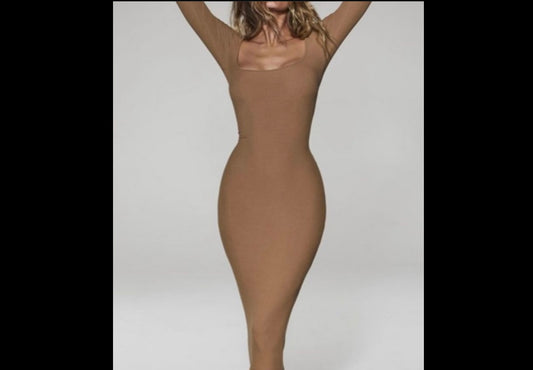 Making the cut nude dress